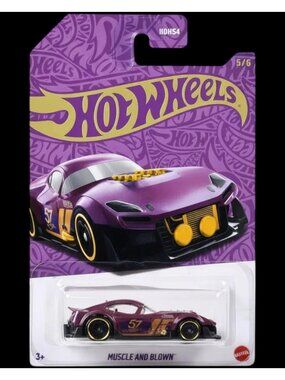 Hot Wheels Muscle And Blown 57th Anniversary 1 64 Scale Diecast Car New In Box